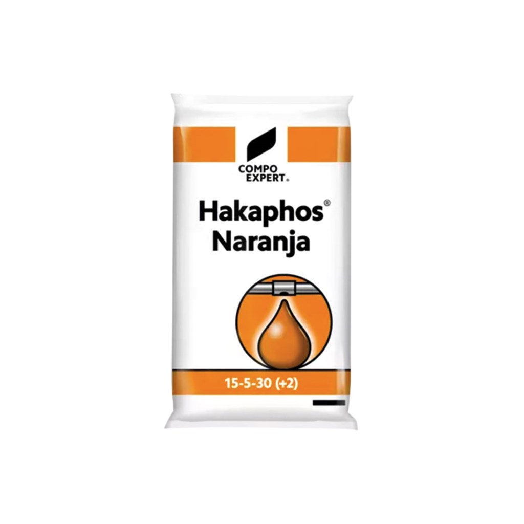 HAKAPHOS NARANJA 15-5-30+2+ME KG.25